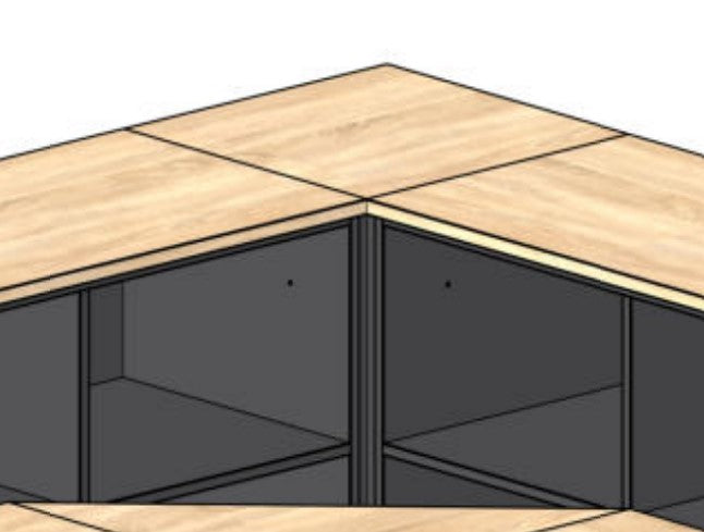 Eck-Modul - 90 Grad Innenecke